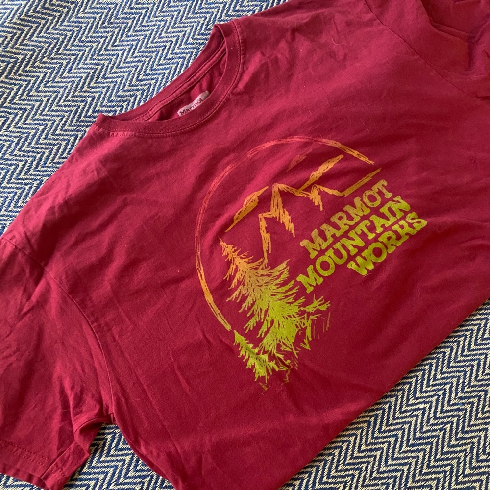 Large men’s marmot T 

12 bucks